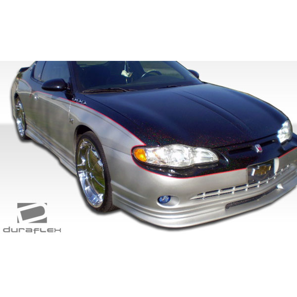 Modify your Chevrolet Monte Carlo 2000 with our Exterior/Front Bumpers or Lips - Front angle view of the vehicle