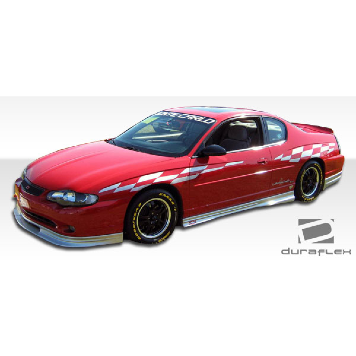 Modify your Chevrolet Monte Carlo 2000 with our Exterior/Front Bumpers or Lips - The image shows a side angle view of the car