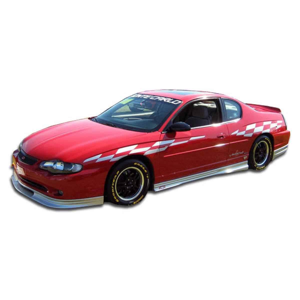 Modify your Chevrolet Monte Carlo 2000 with our Exterior/Side Skirts - The image shows a right side view angle