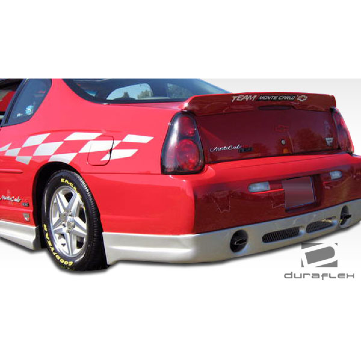 Modify your Chevrolet Monte Carlo 2000 with our Exterior/Rear Bumpers or Lips - View from the rear angled to the right