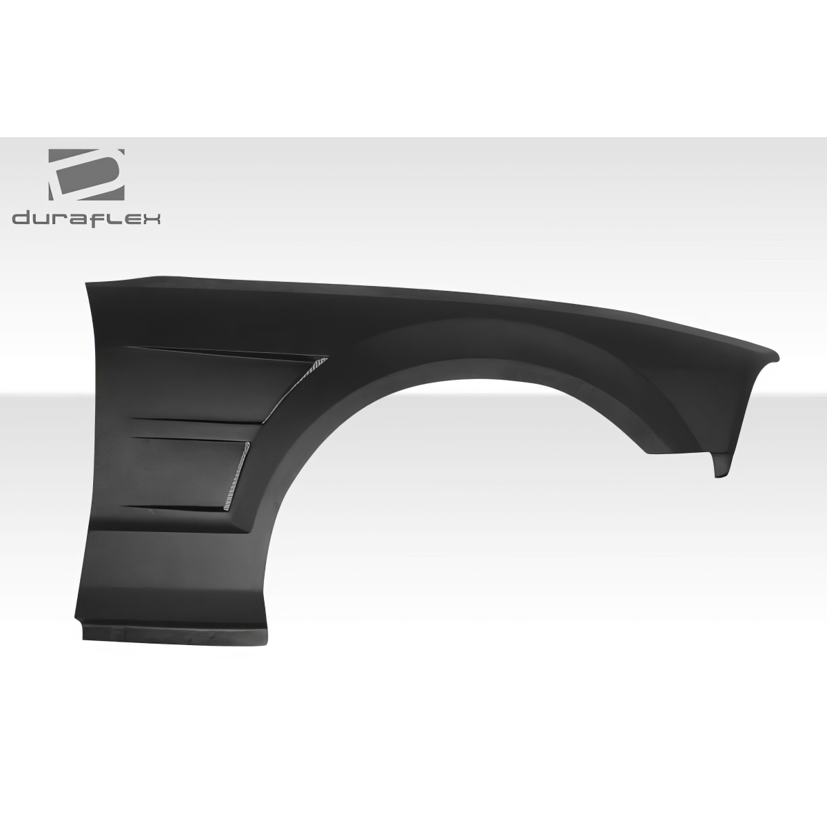 Modify your Ford GT 2005 with our Exterior/Fenders - Angled view of fender part with smooth surface