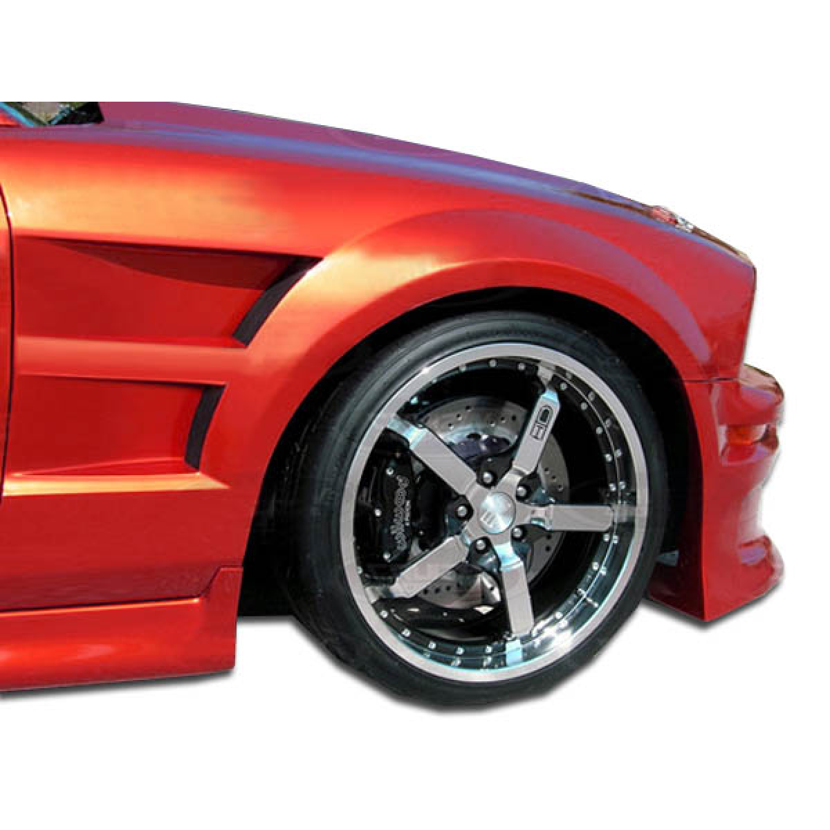 Modify your Ford GT 2005 with our Exterior/Fenders - Viewed at a close-up angle from the front side