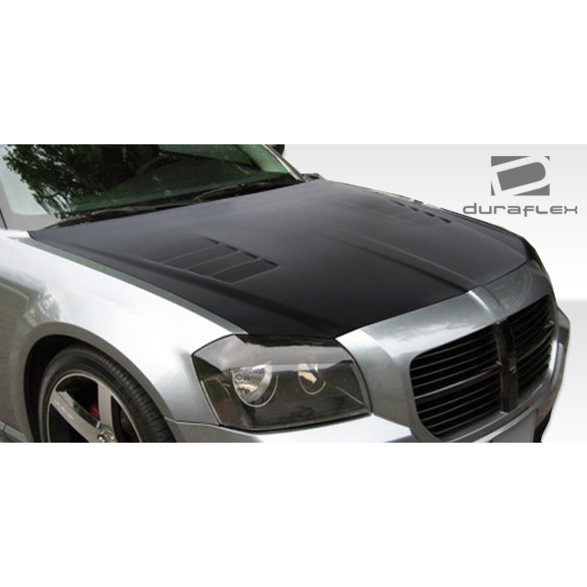 Modify your Dodge Magnum 2005 with our Exterior/Hoods - Viewed from the front at a slight angle