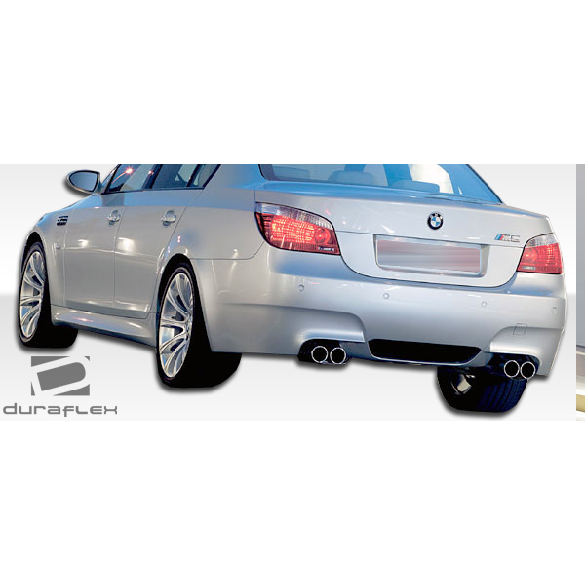 Modify your BMW 5-Series 2004 with our Exterior/Complete Body Kits - Image shows rear angle of the BMW 5 Series