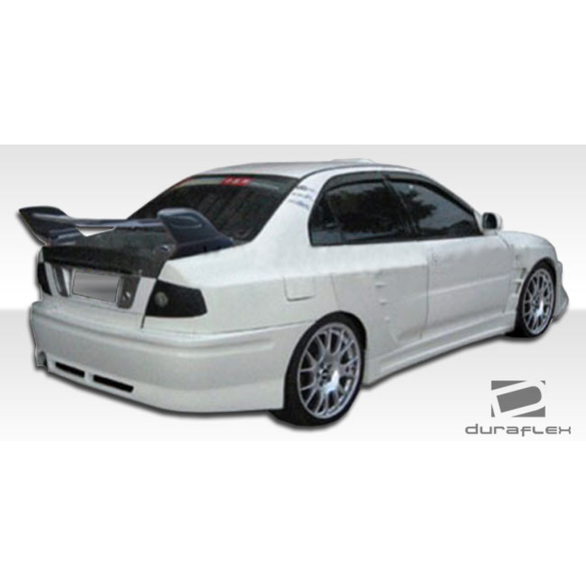Modify your Mitsubishi Mirage 1997 with our Exterior/Fenders - Rear angle view of vehicle showcasing rear fenders