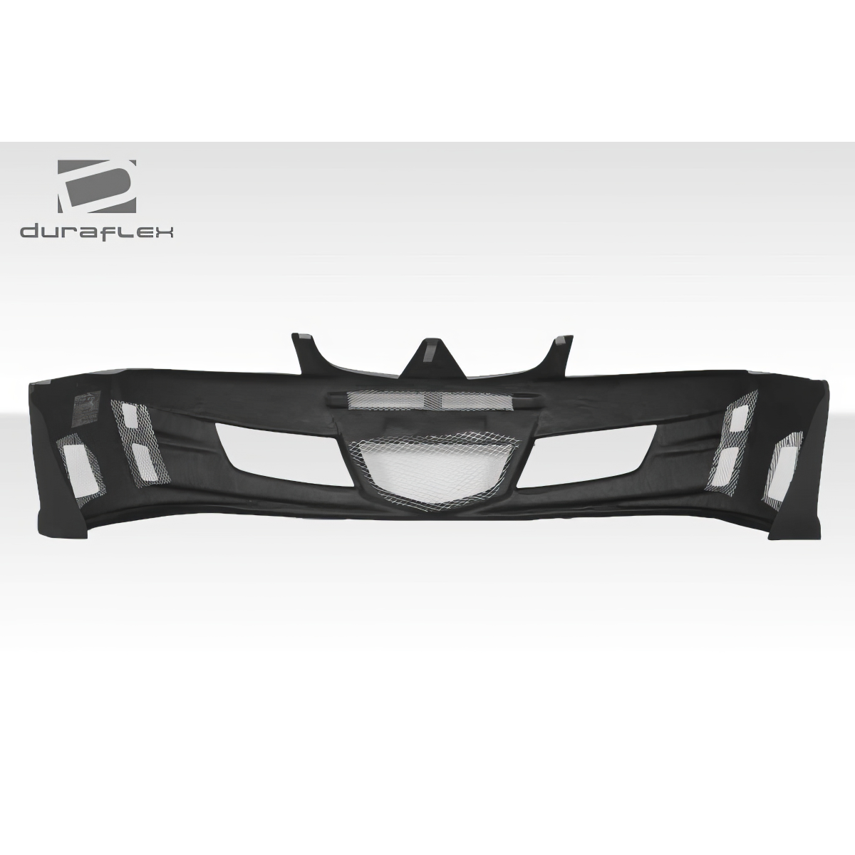 Modify your Mitsubishi Mirage 1997 with our Exterior/Front Bumpers or Lips - Frontal view of the front bumper design