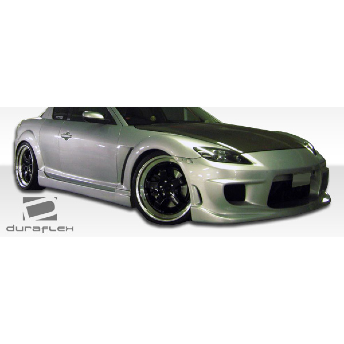 Modify your Mazda RX-8 2004 with our Exterior/Front Bumpers or Lips - Angled view showcasing custom front bumper design