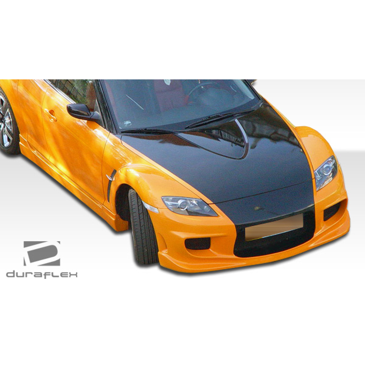 Modify your Mazda RX-8 2004 with our Exterior/Front Bumpers or Lips - Front angle view of Mazda RX-8 bumper