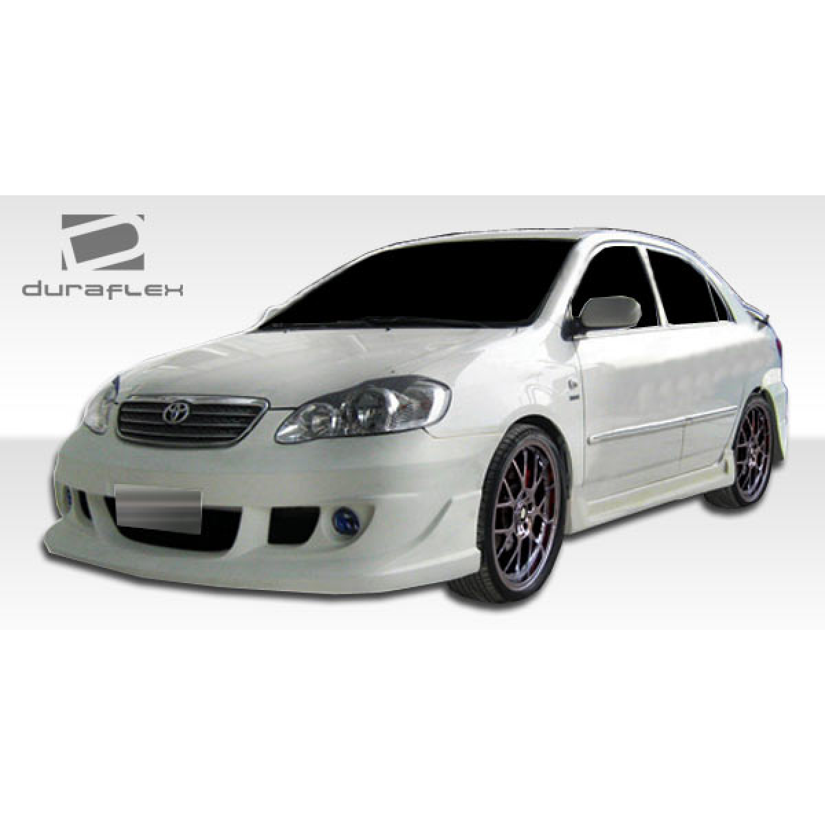Modify your Toyota Corolla 2003 with our Exterior/Complete Body Kits - The vehicle is shown from a front three quarter view