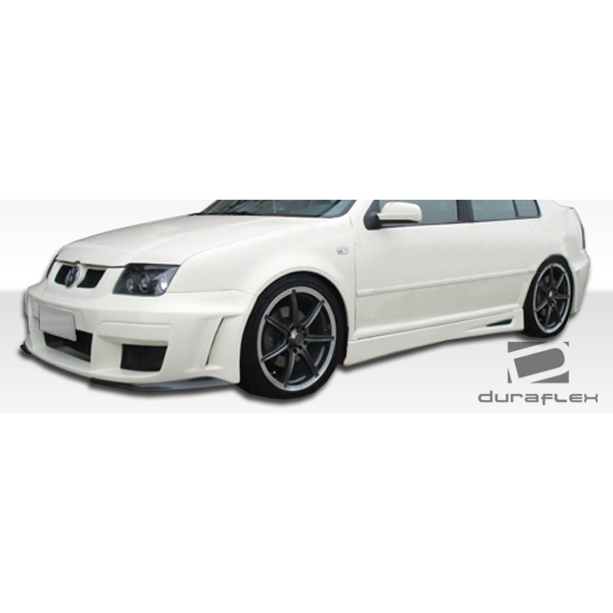 Modify your Volkswagen Jetta 1999 with our Exterior/Complete Body Kits - Side angle view of vehicle body kit