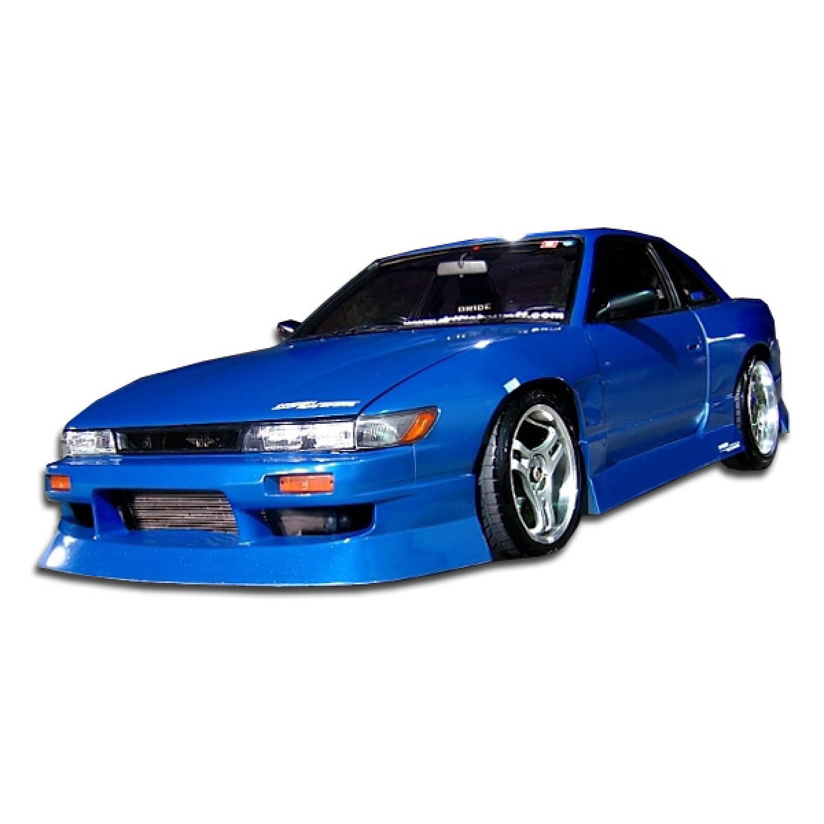 Modify your Nissan 240SX 1989 with our Exterior/Complete Body Kits - Front angle view of the vehicle