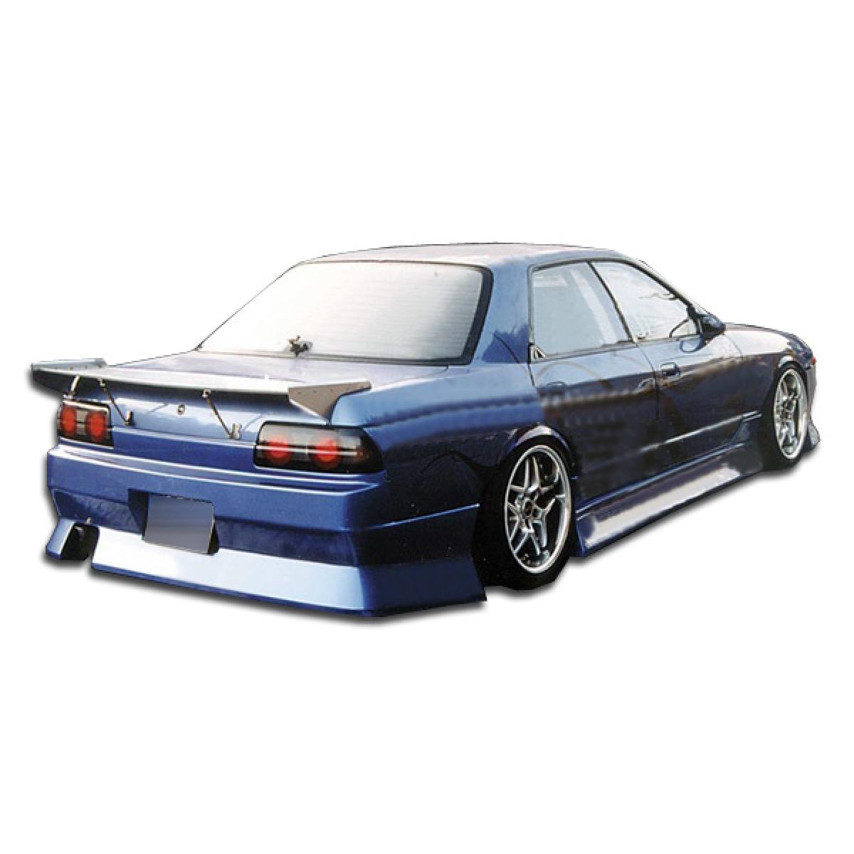 Modify your Nissan Skyline 1989 with our Exterior/Complete Body Kits - Rear angled view of modified Nissan Skyline