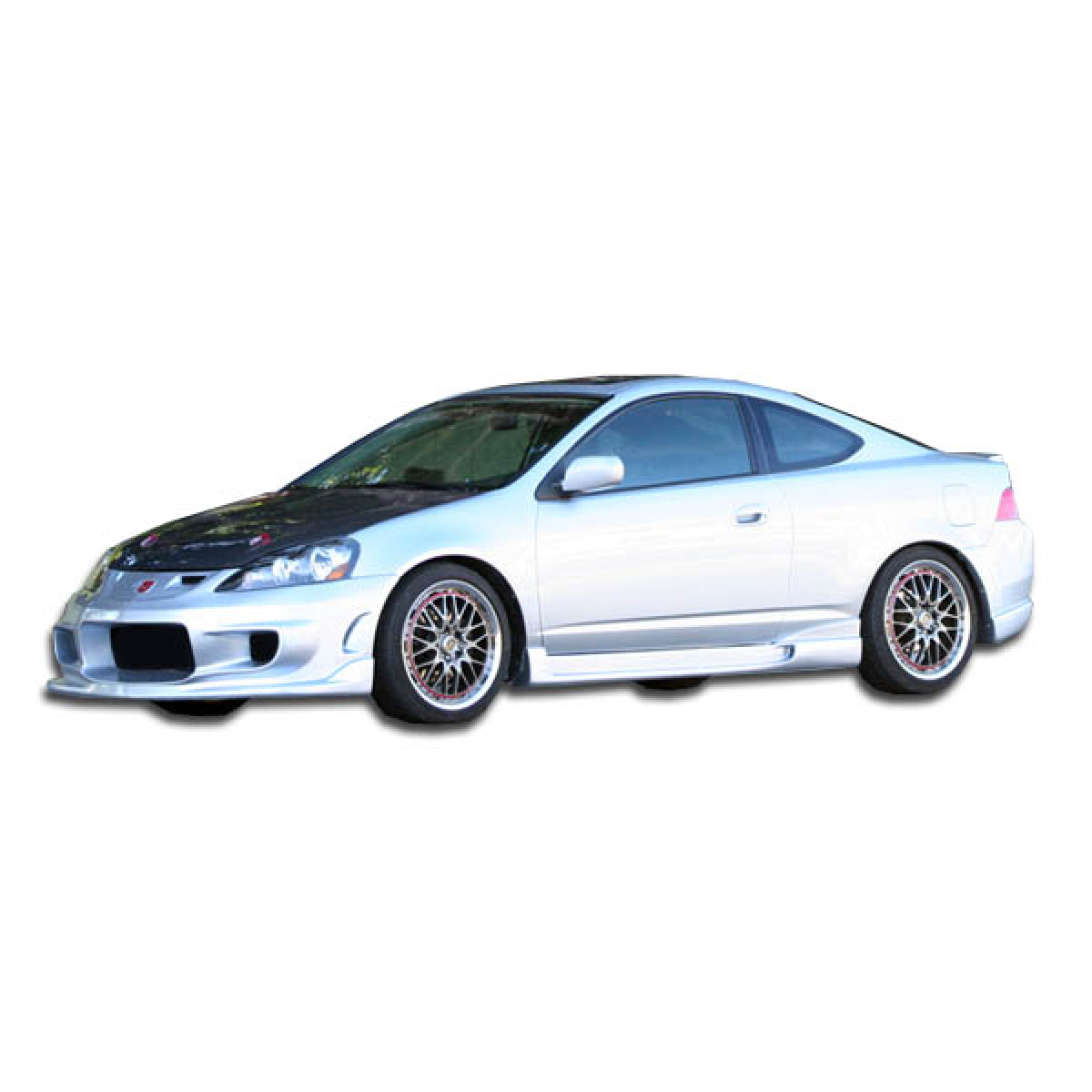 Modify your Acura RSX 2002 with our Exterior/Side Skirts - Front three quarter angle view of the vehicle