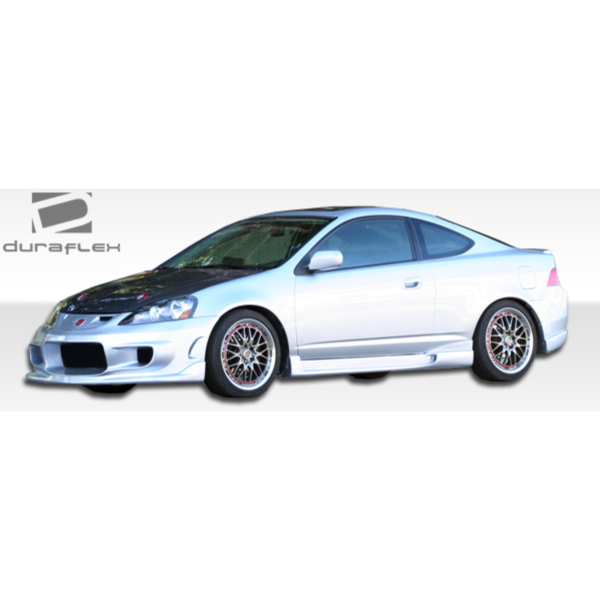 Modify your Acura RSX 2005 with our Exterior/Complete Body Kits - Side angle view of the Acura RSX body kit