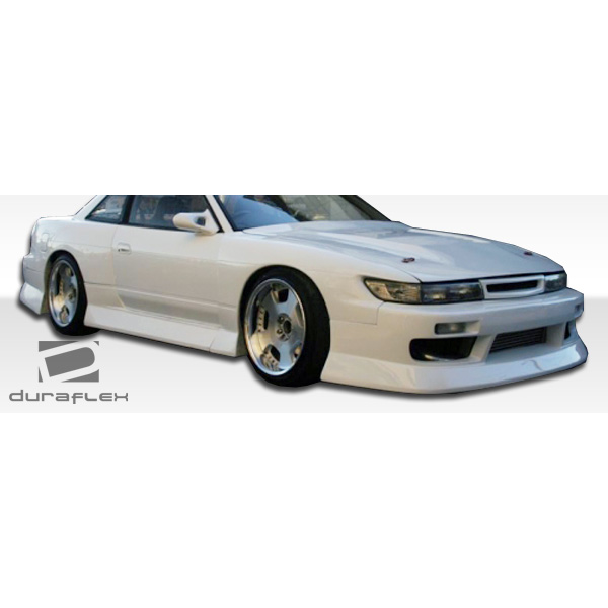 Modify your Nissan Silvia 1989 with our Exterior/Front Bumpers or Lips - Viewed at a slight front angle to highlight design