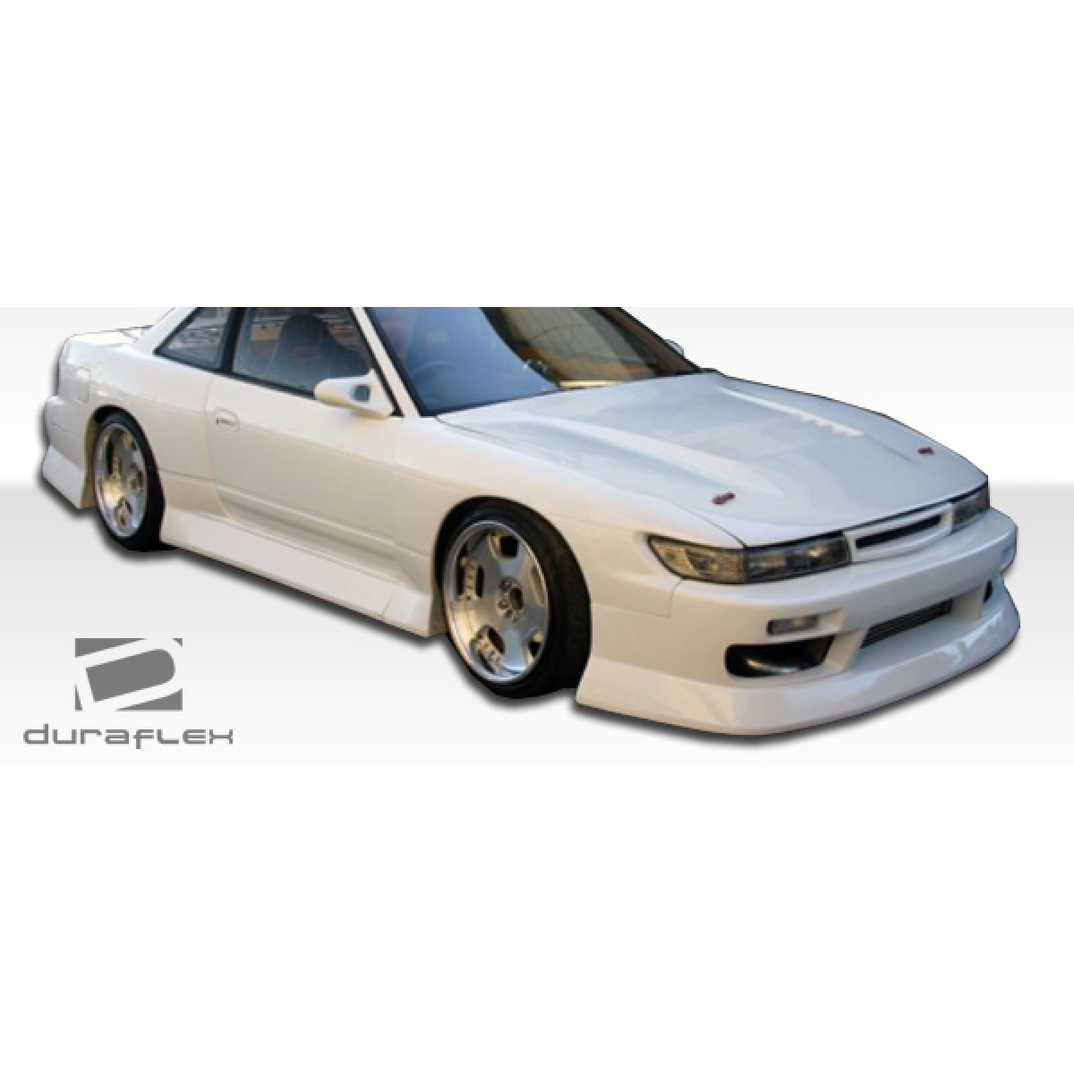 Modify your Nissan Silvia 1989 with our Exterior/Fenders - Image shows car at a slight frontal angle