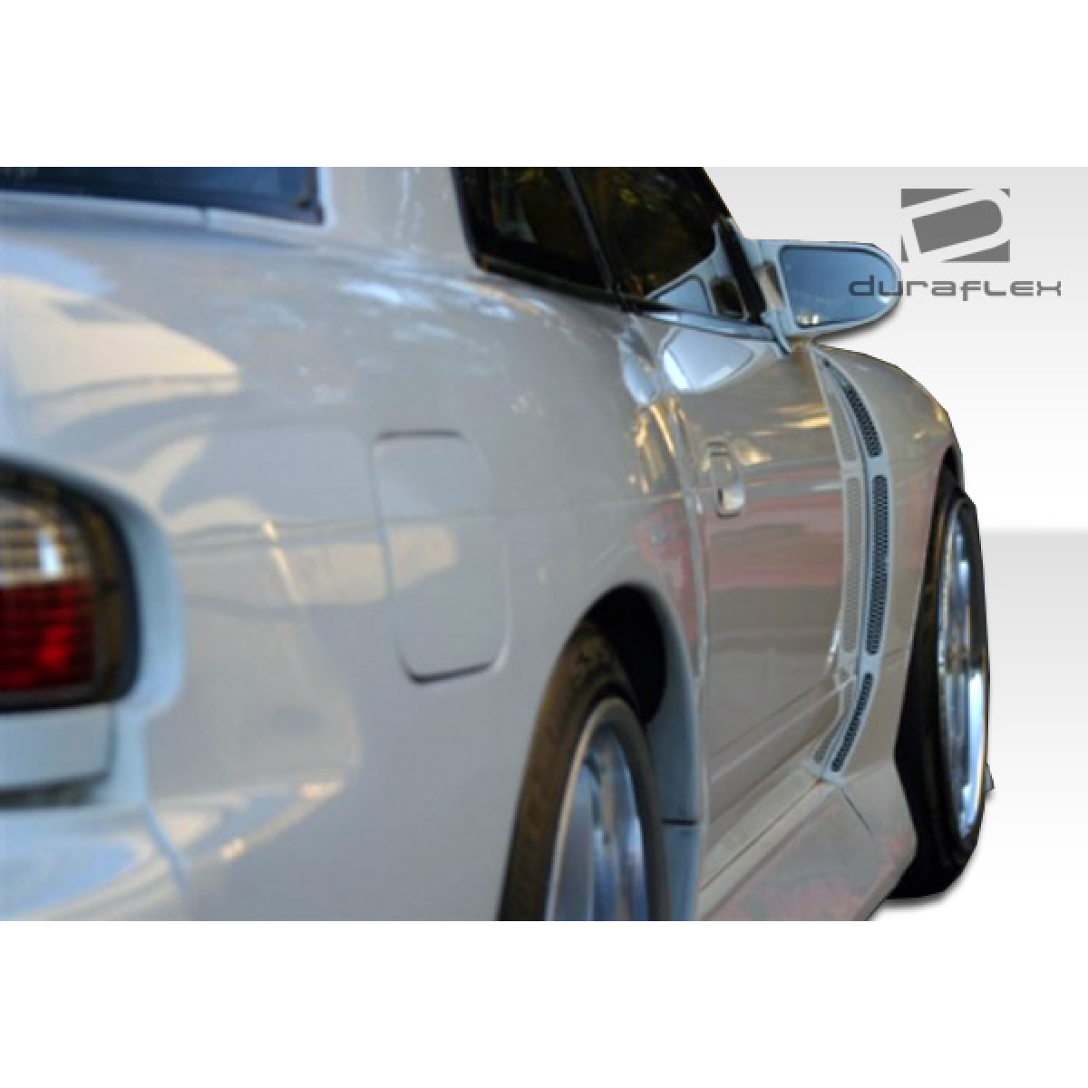 Modify your Nissan Silvia 1989 with our Exterior/Fenders - Side angle view of the fender detailing