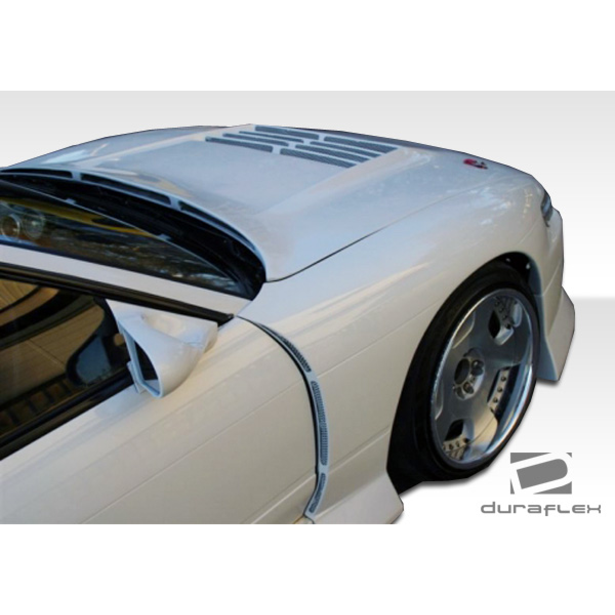 Modify your Nissan Silvia 1989 with our Exterior/Fenders - Viewing from a top rear angle of the vehicle