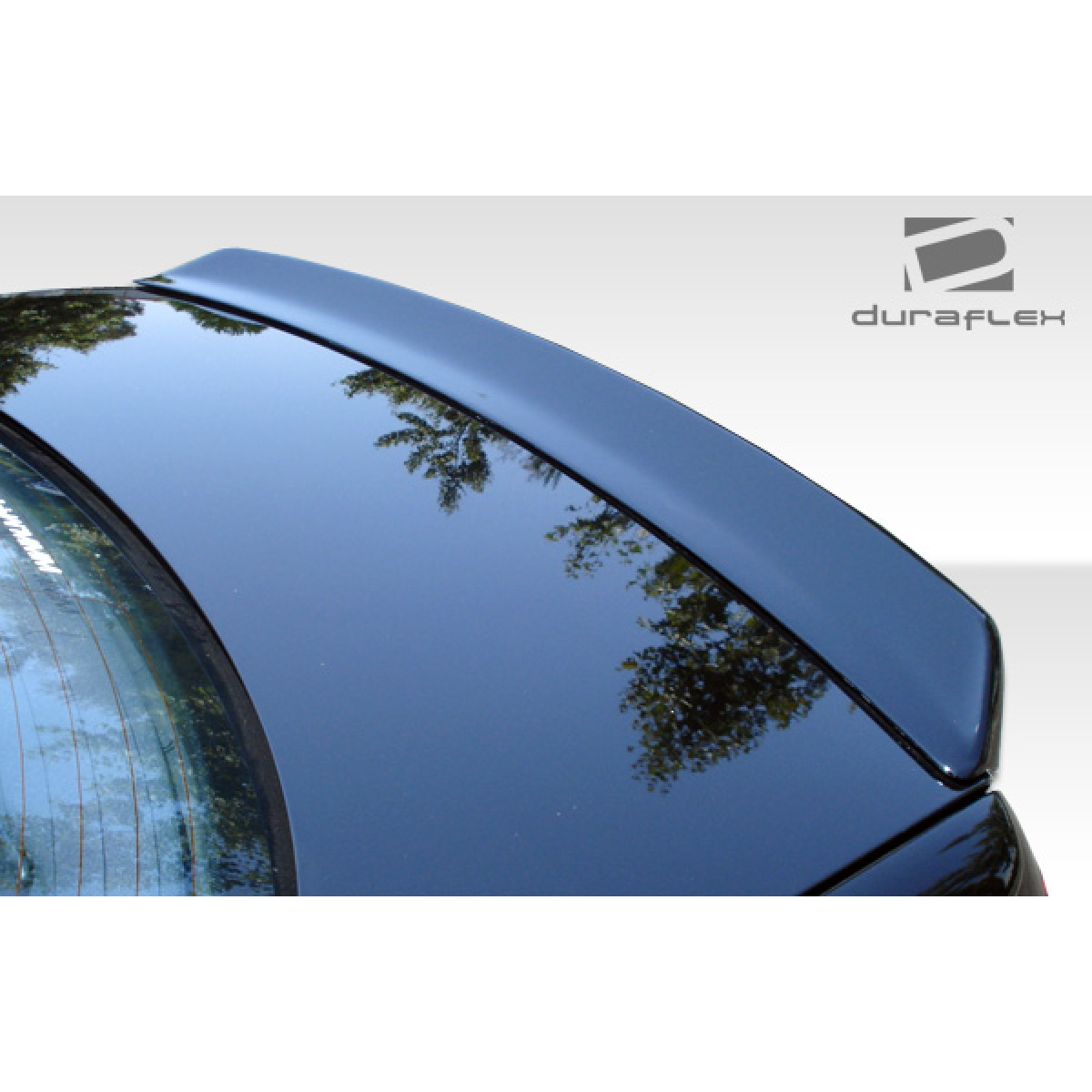 Modify your Mercedes-Benz C230 2001 with our Exterior/Wings - Spoiler viewed from a high rear angle
