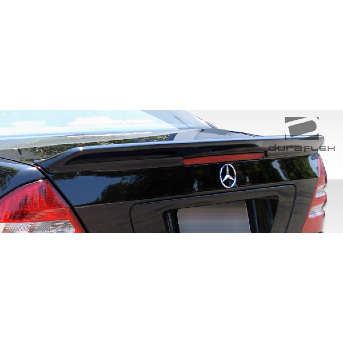 Modify your Mercedes-Benz C230 2001 with our Exterior/Wings - The angle is a rear view of the spoiler