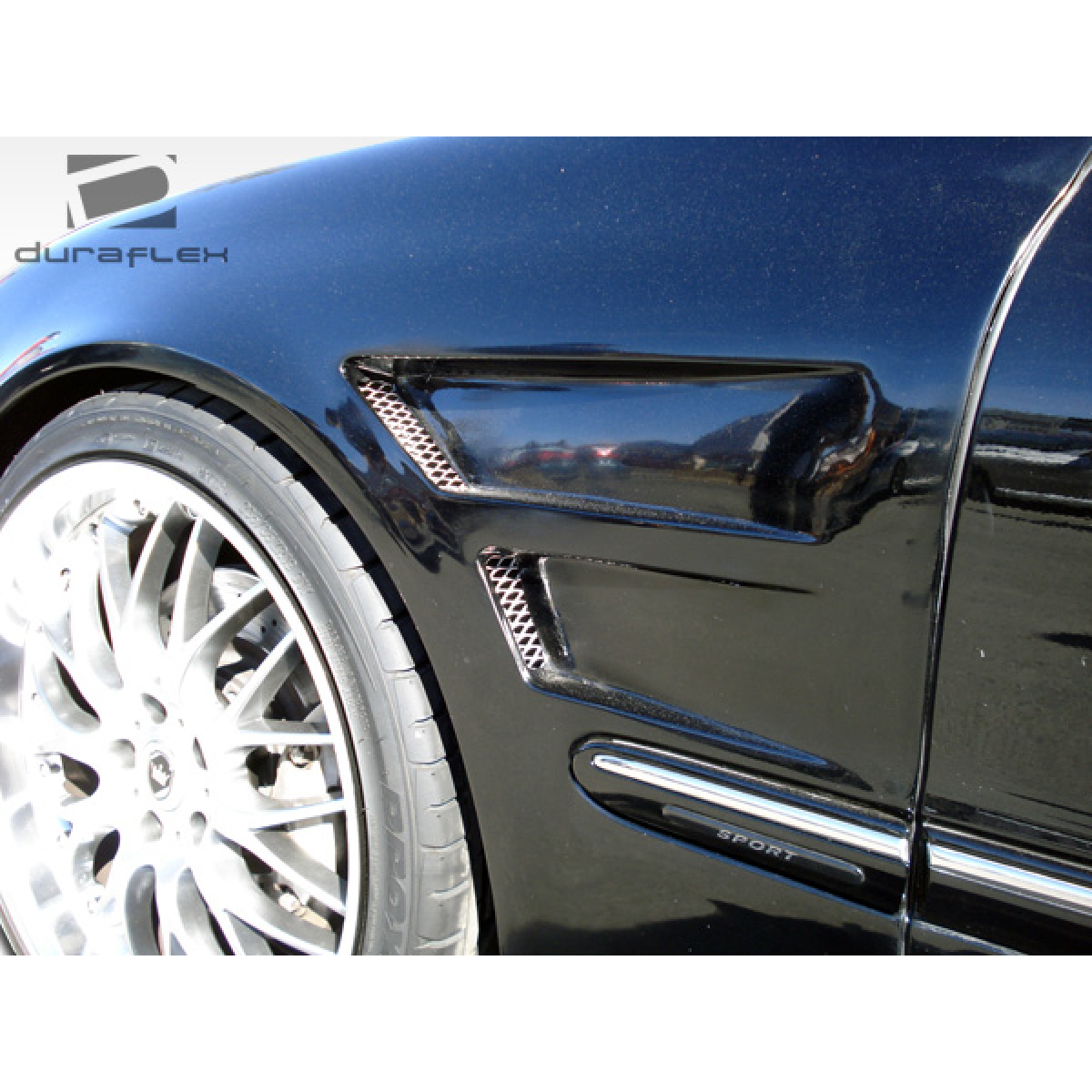 Modify your Mercedes-Benz C230 2001 with our Exterior/Fenders - Part viewed from a 45 degree angle