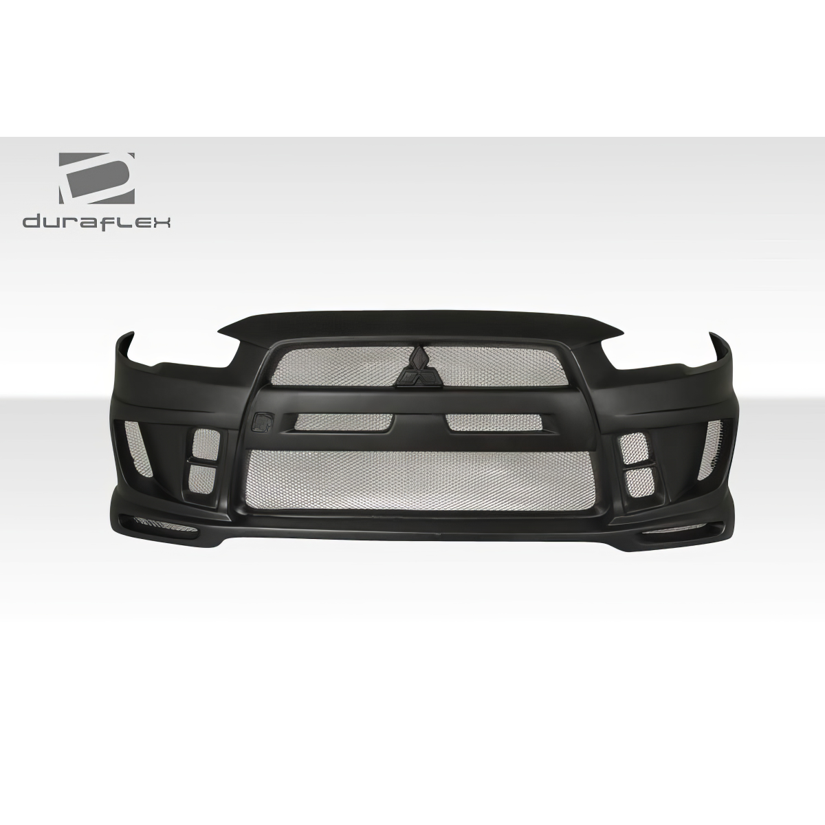 Modify your Mitsubishi Evolution 2008 with our Exterior/Front Bumpers or Lips - Front view of the bumper at eye level