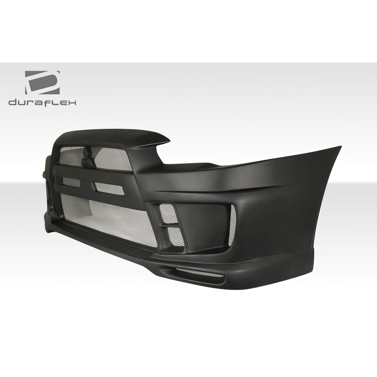 Modify your Mitsubishi Evolution 2008 with our Exterior/Front Bumpers or Lips - Viewed from the side angle showing front bumper design