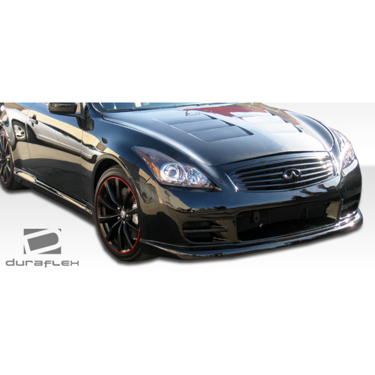 Modify your Infiniti G37 2008 with our Exterior/Complete Body Kits - Front view at a slight angle looking down