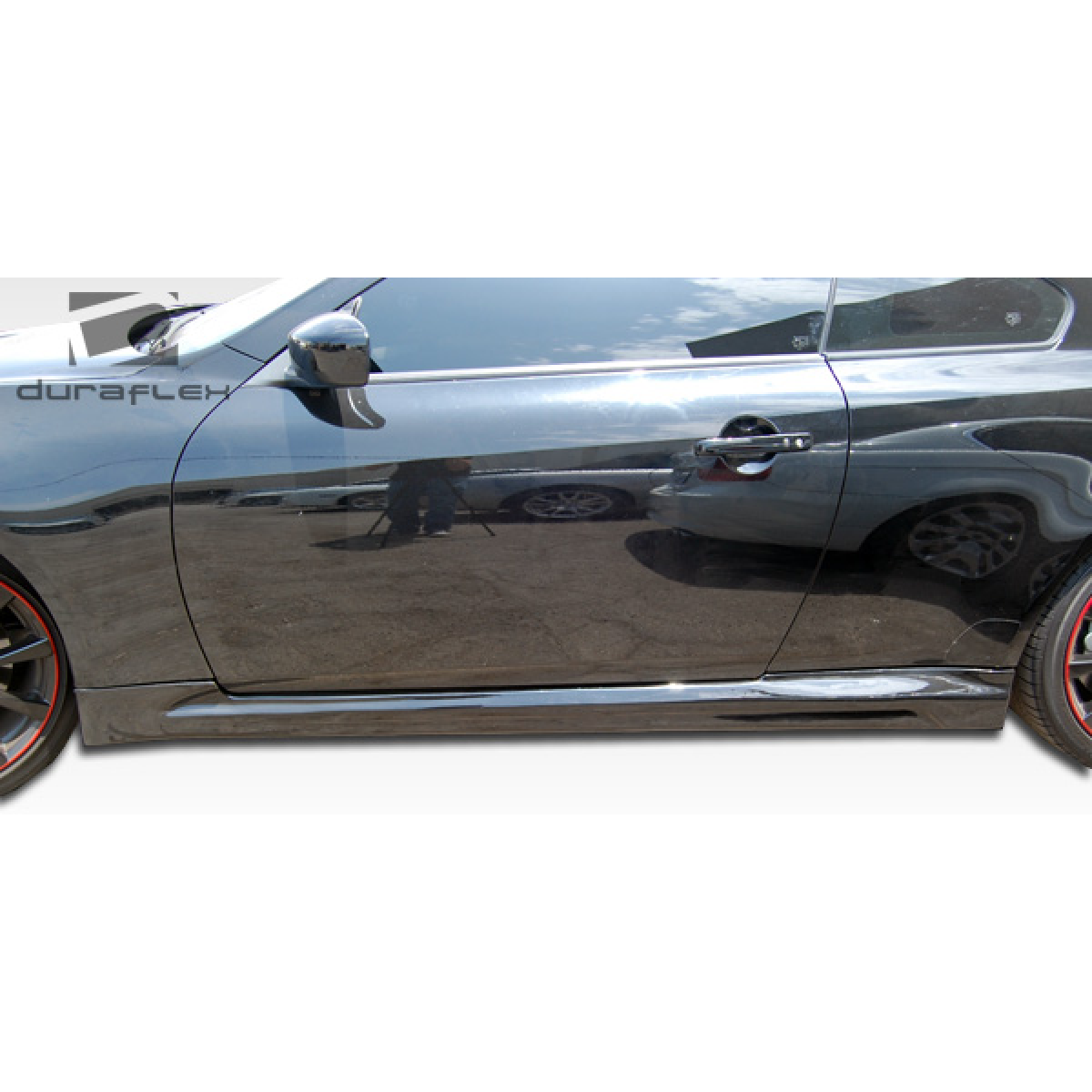 Modify your Infiniti G37 2008 with our Exterior/Complete Body Kits - Side view of vehicle part at a slight angle