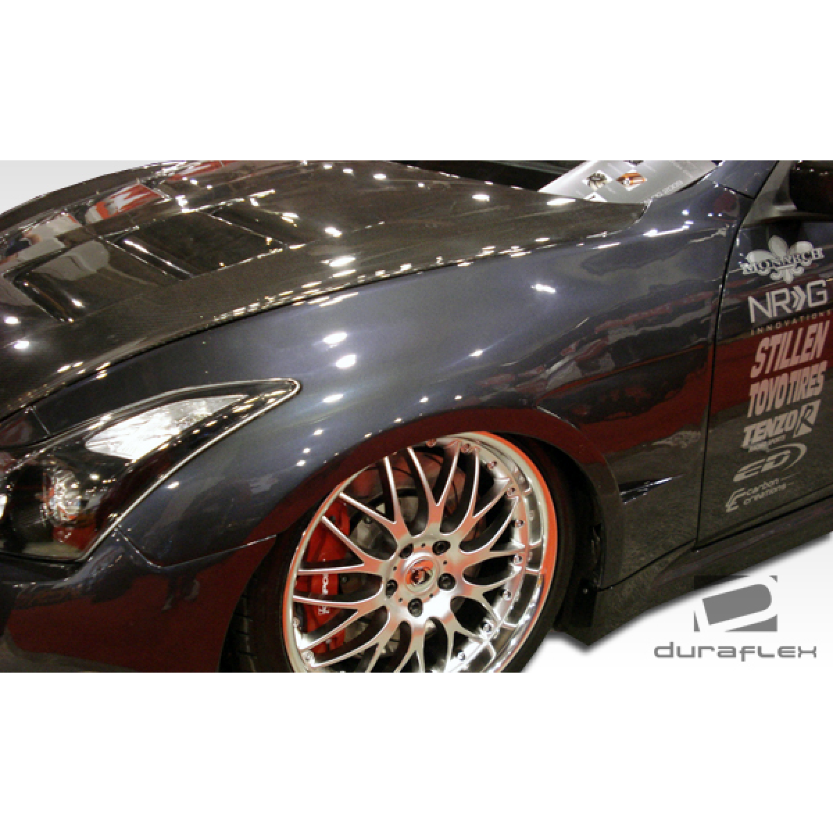 Modify your Infiniti G37 2008 with our Exterior/Fenders - Front three quarter angle view of vehicle