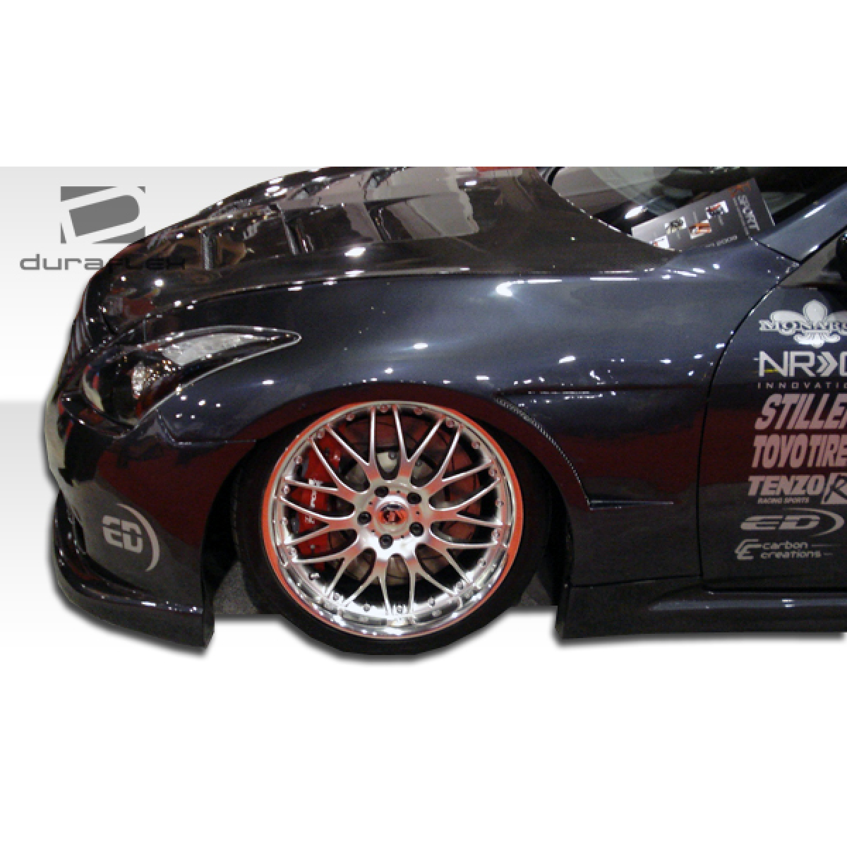 Modify your Infiniti G37 2008 with our Exterior/Fenders - Part image is at a side profile angle