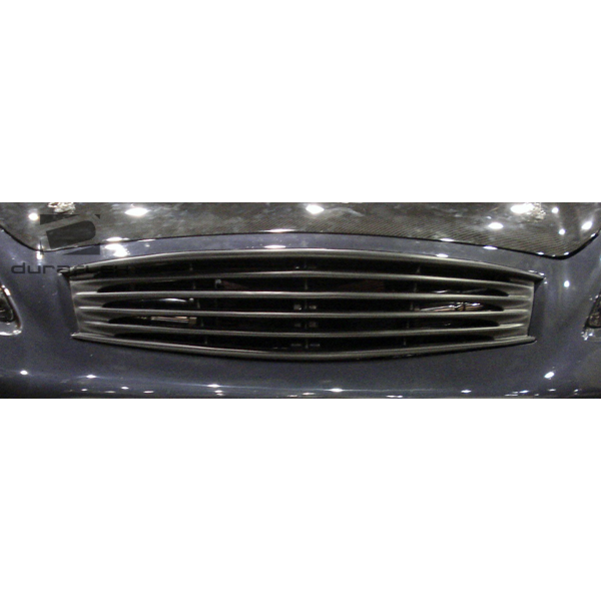 Modify your Infiniti G37 2008 with our Exterior/Grilles - Front view of the grille part in the image