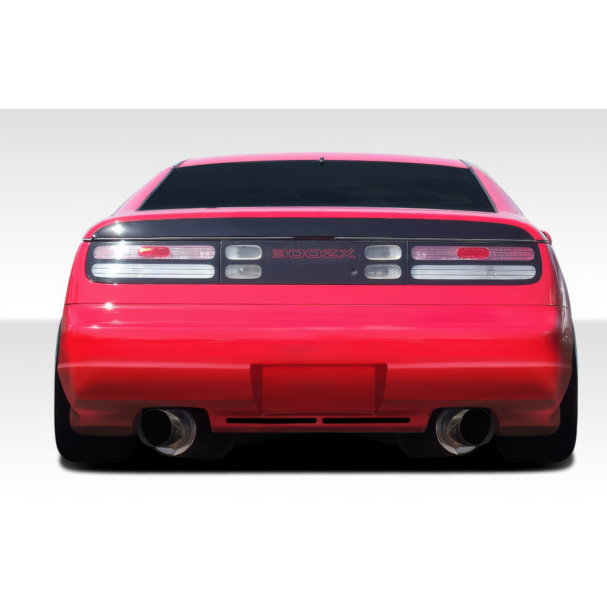 Modify your Nissan 300ZX 1990 with our Exterior/Rear Bumpers or Lips - Viewed from rear angle of the vehicle