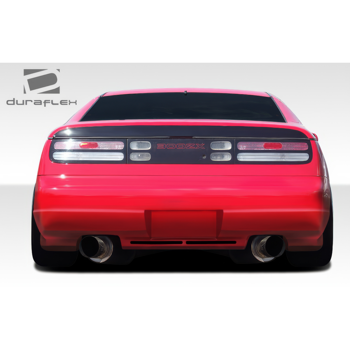 Modify your Nissan 300ZX 1990 with our Exterior/Rear Bumpers or Lips - Viewed from the rear at eye level