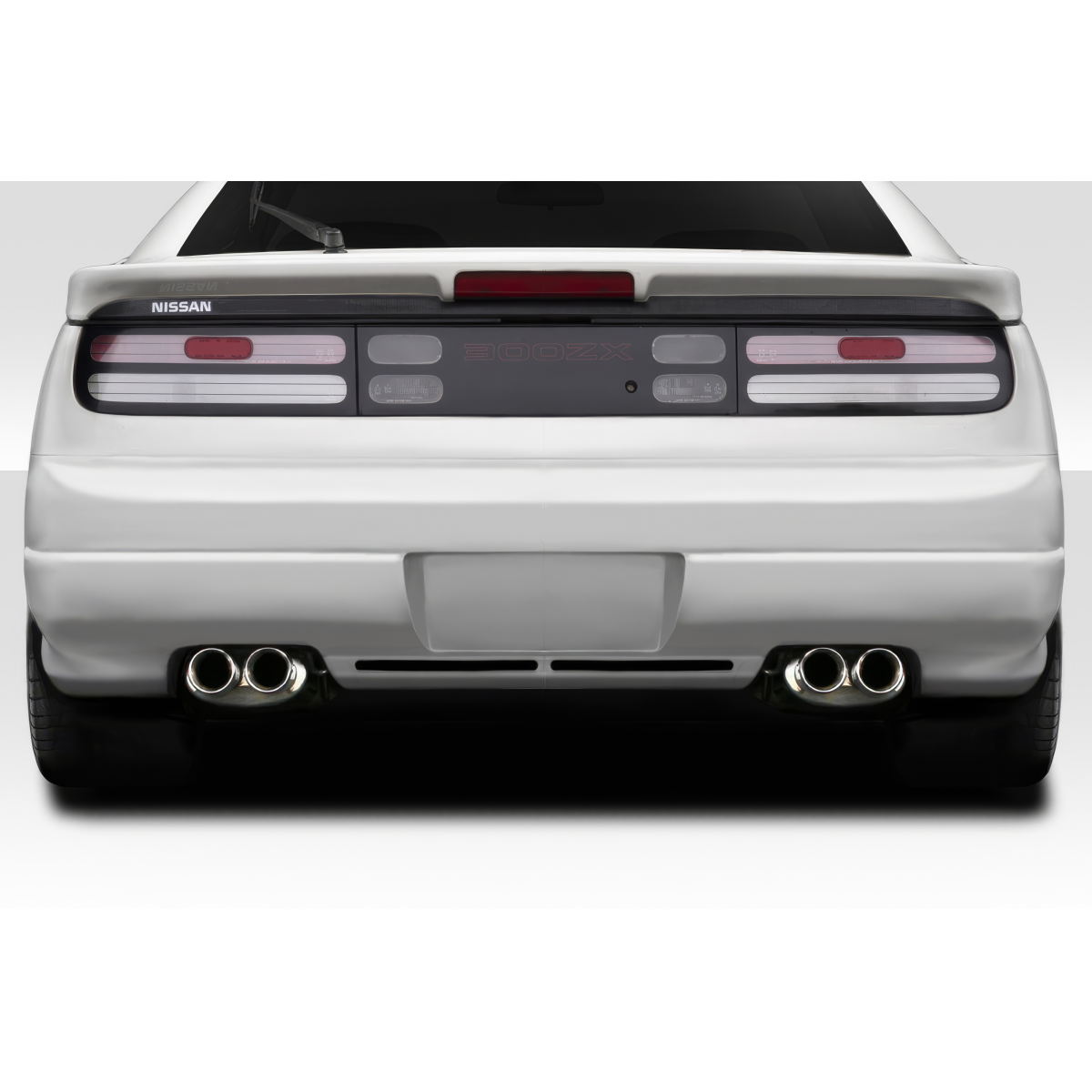 Modify your Nissan 300ZX 1990 with our Exterior/Complete Body Kits - Rear view straight on at a slight angle