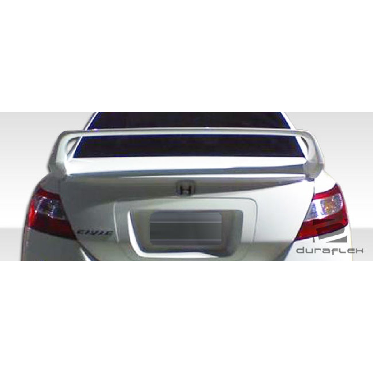Modify your Honda Civic 2006 with our Exterior/Complete Body Kits - Rear view of the vehicle at a slight angle