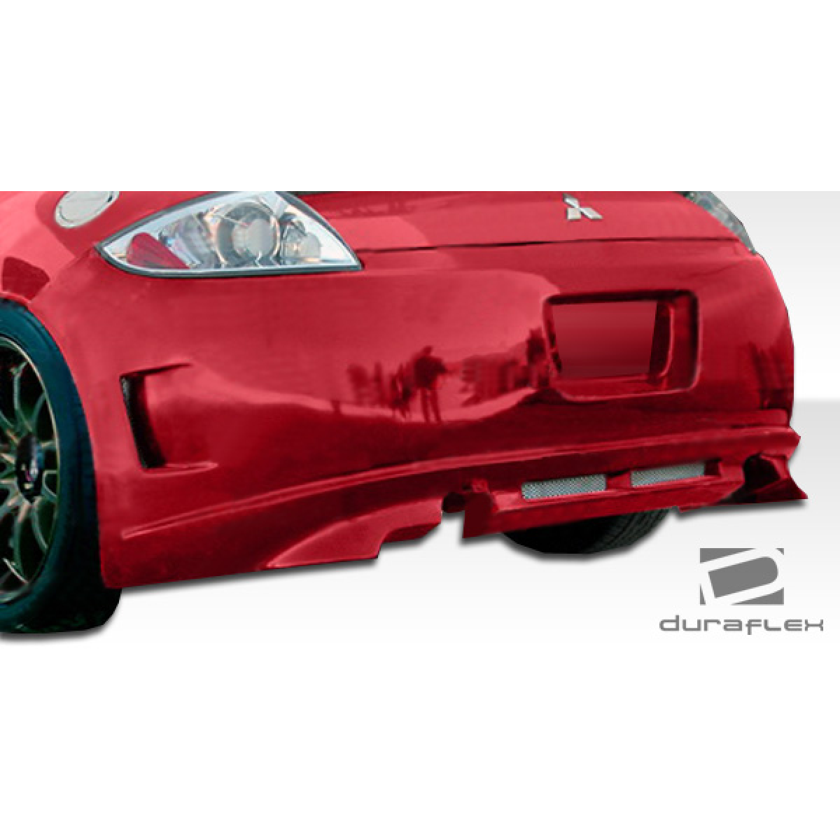 Modify your Mitsubishi Eclipse 2006 with our Exterior/Rear Bumpers or Lips - Front angle view of rear bumper design