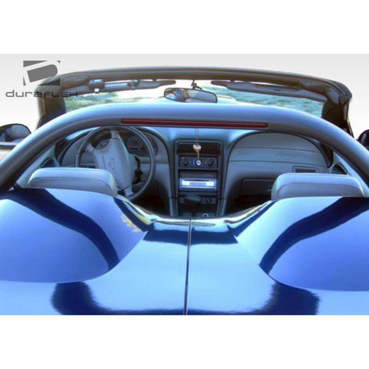 Modify your Ford Mustang 1994 with our Exterior/Tonneau Covers - Viewed from an overhead angle showing interior