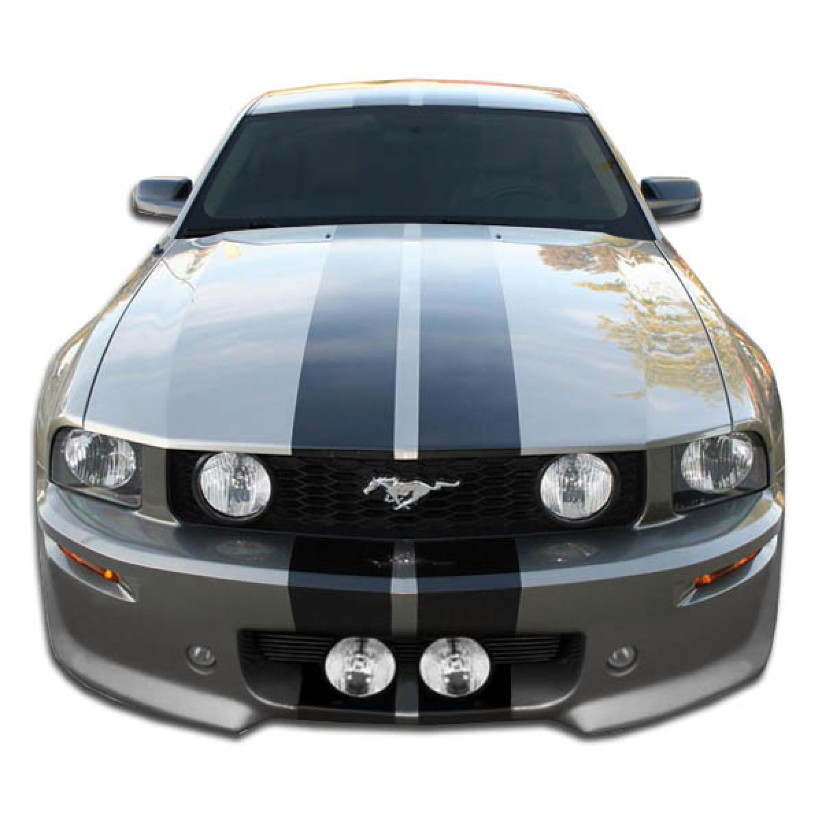 Modify your Ford Mustang 2005 with our Exterior/Complete Body Kits - Front view of the vehicle at eye level