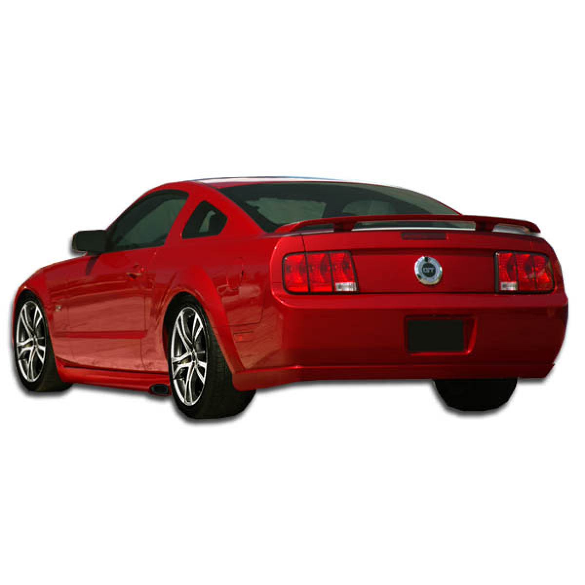 Modify your Ford Mustang 2005 with our Exterior/Complete Body Kits - Rear angle view of a Ford Mustang