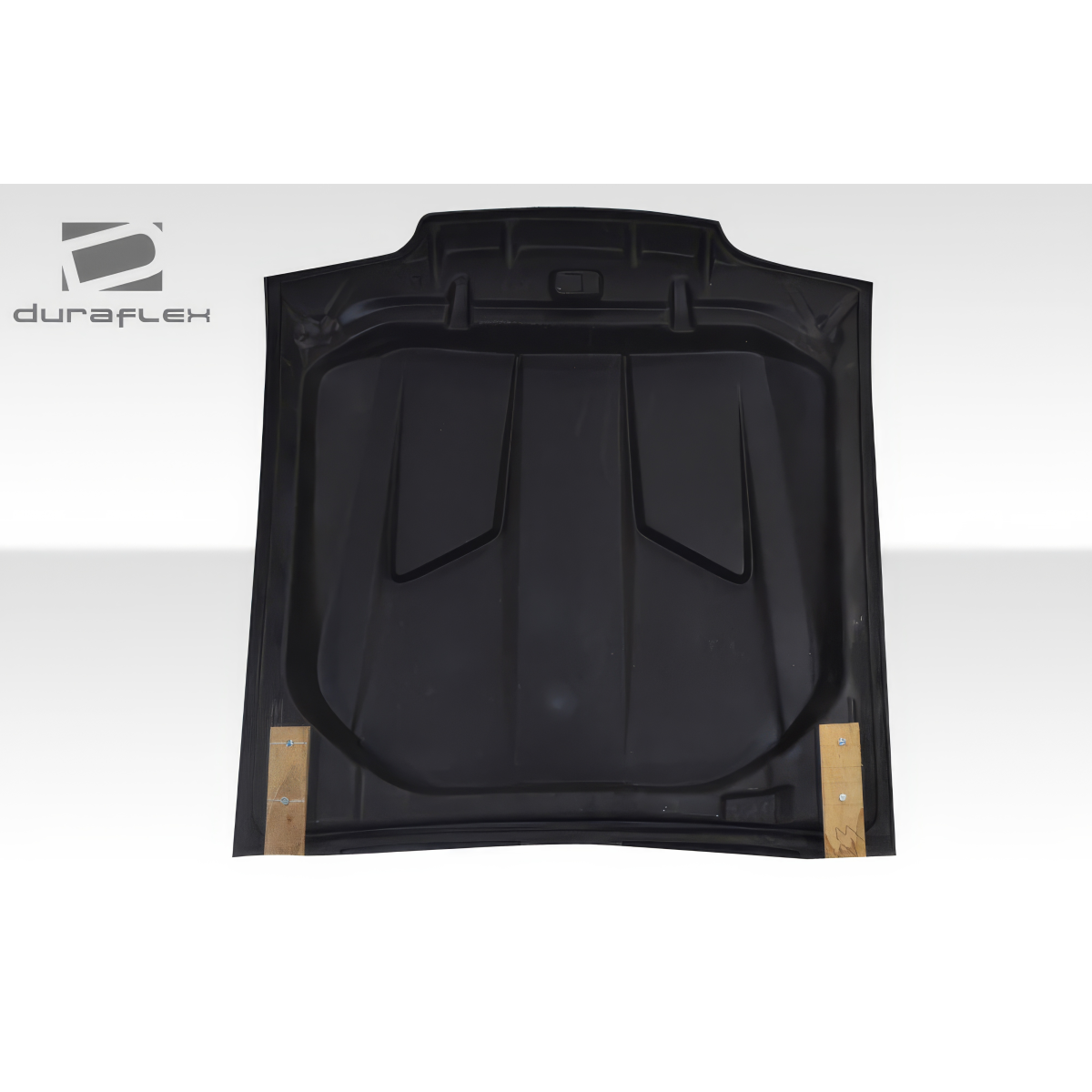 Modify your Ford Mustang 1987 with our Exterior/Hoods - Front view of hoods at a horizontal angle