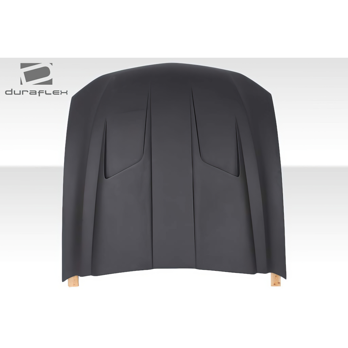 Modify your Ford Mustang 2005 with our Exterior/Hoods - Front view of the hood part at a straight angle