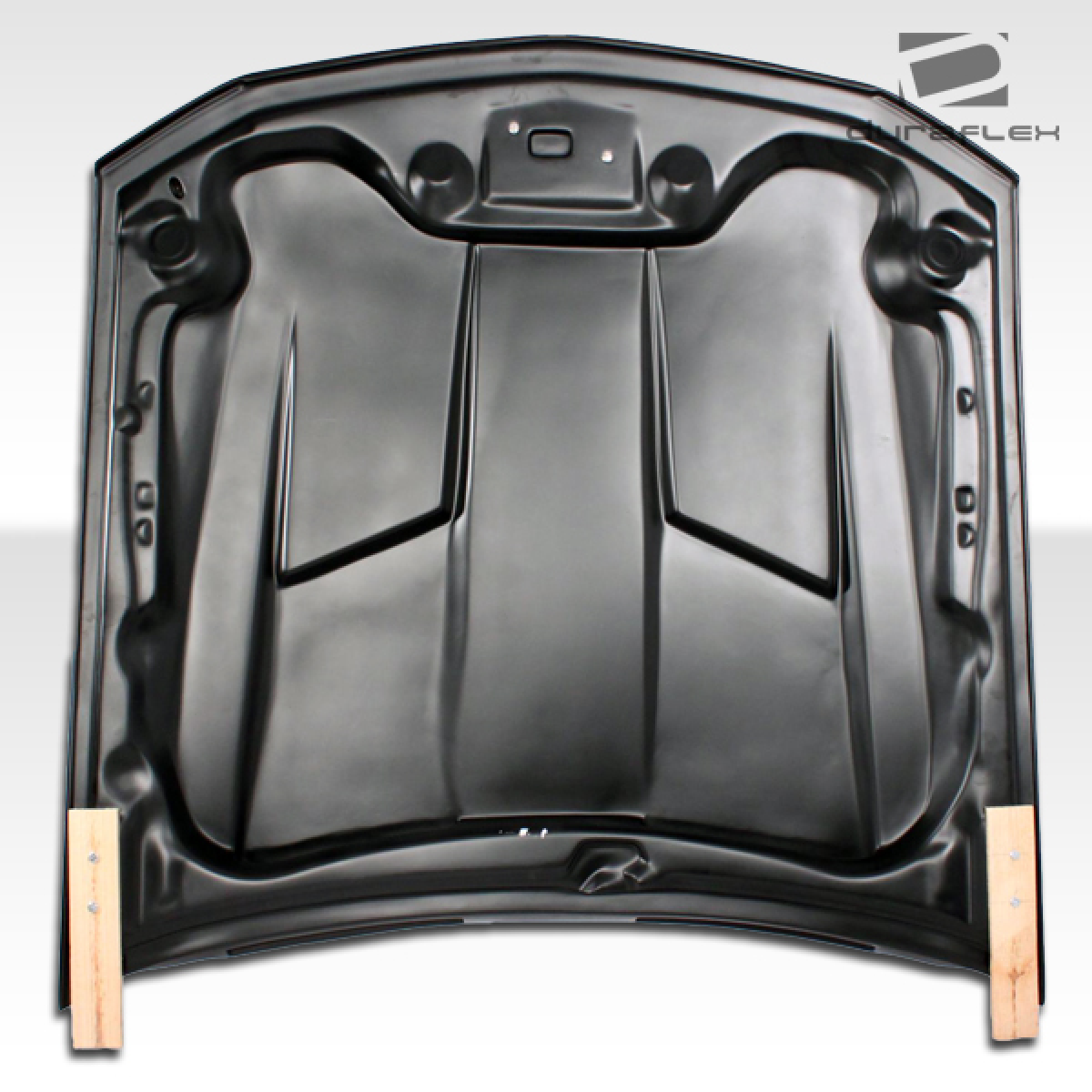 Modify your Ford Mustang 2005 with our Exterior/Hoods - The part is viewed from the front at a flat angle