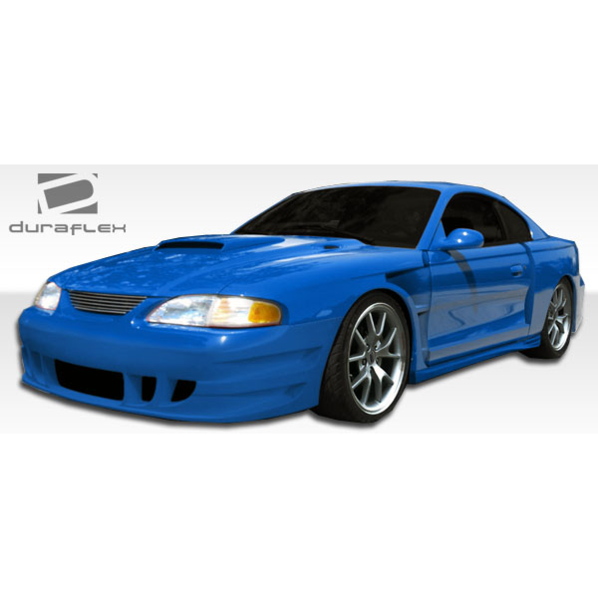 Modify your Ford Mustang 1994 with our Exterior/Side Skirts - Front three quarter view of vehicle at angle