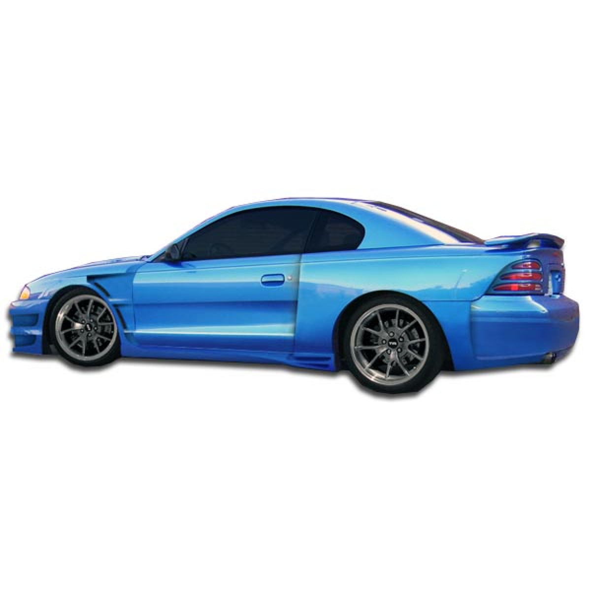 Modify your Ford Mustang 1994 with our Exterior/Side Skirts - Image shows a side view of the vehicle