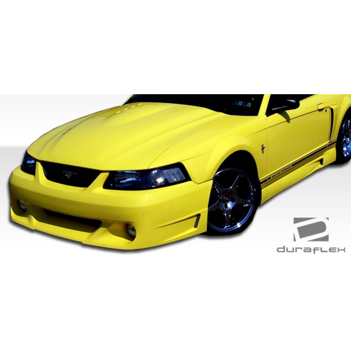 Modify your Ford Mustang 1999 with our Exterior/Front Bumpers or Lips - Front angle view of the car part