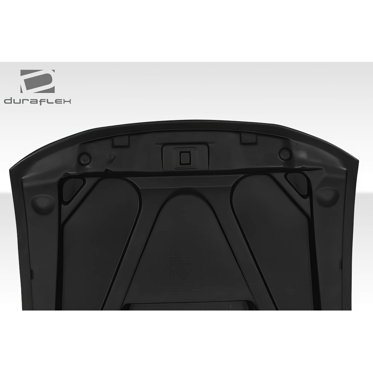 Modify your Ford Mustang 1999 with our Exterior/Hoods - Top down view of the hood part detailed design