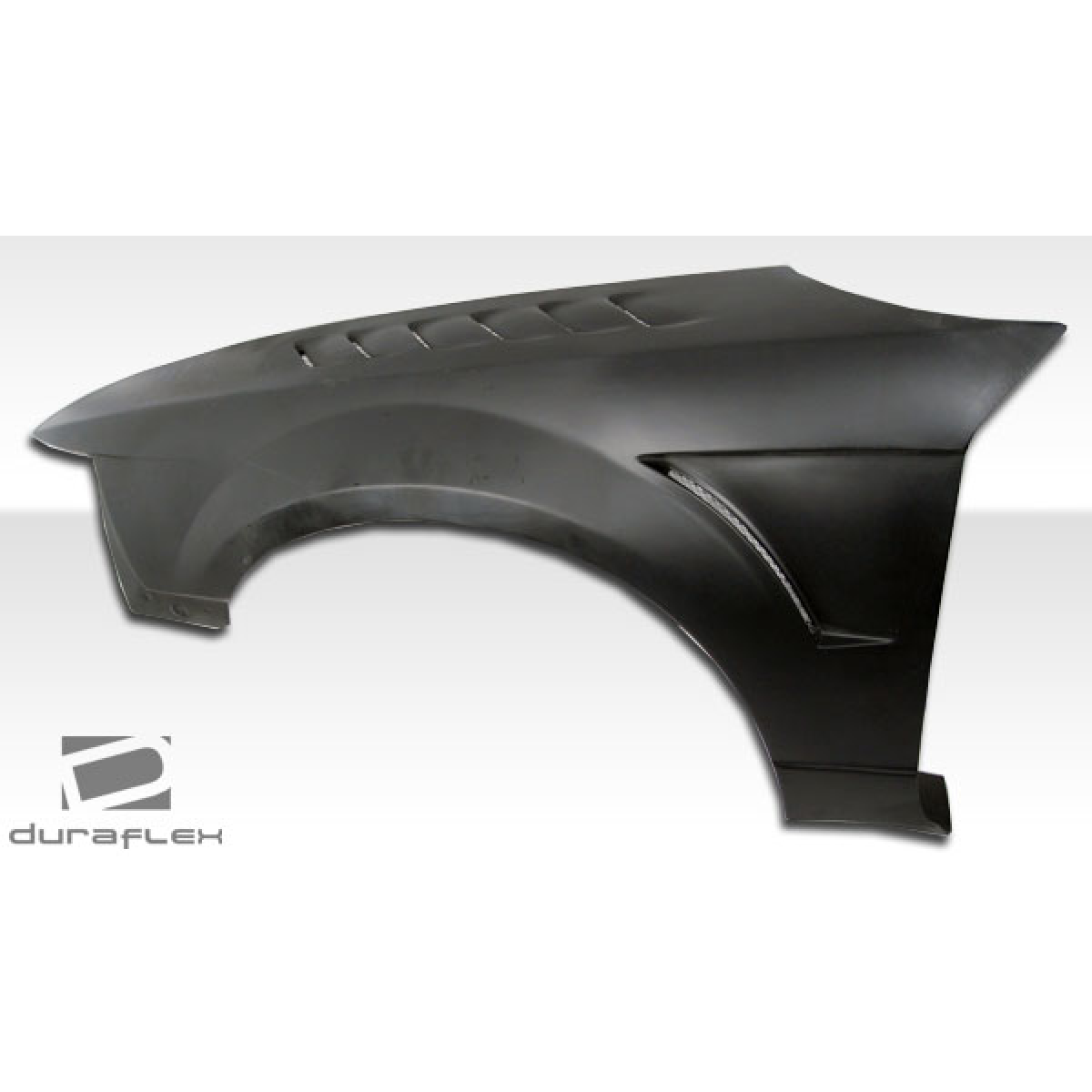 Modify your Ford Mustang 1999 with our Exterior/Fenders - Angled view of fender part from side