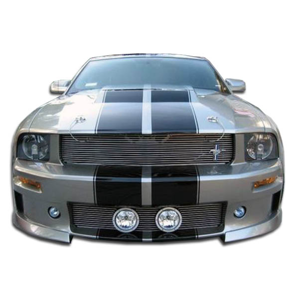 Modify your Ford Mustang 2005 with our Exterior/Complete Body Kits - Front view of a modified Ford Mustang