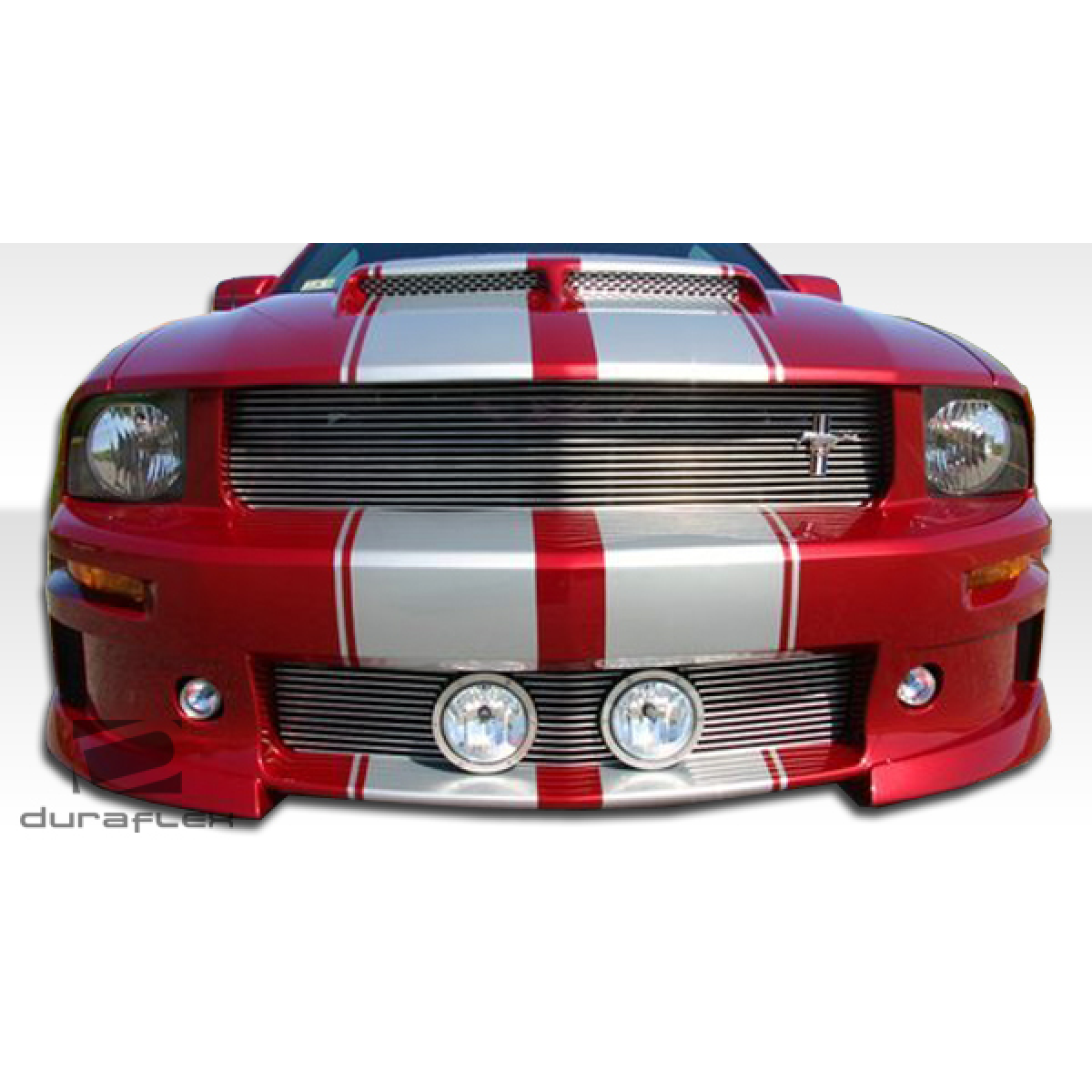 Modify your Ford Mustang 2005 with our Exterior/Complete Body Kits - Frontal view of vehicle front bumper design